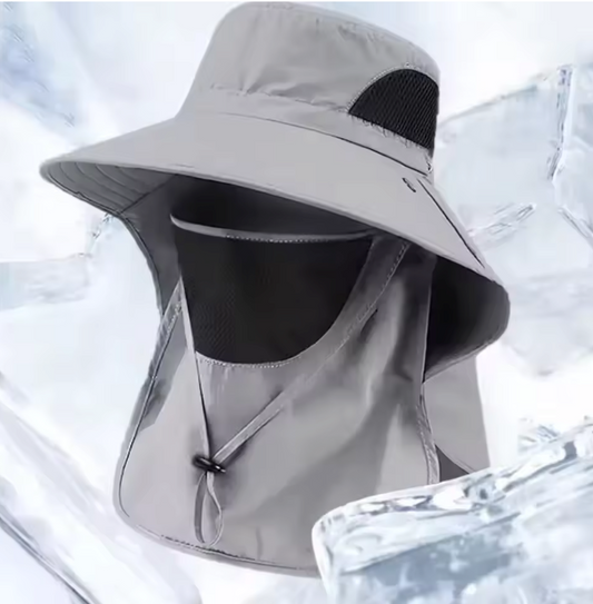 All-Weather UV Protection Outdoor Hat with Neck Shield