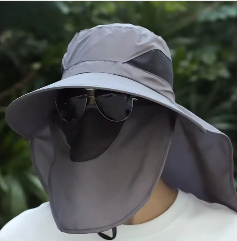 All-Weather UV Protection Outdoor Hat with Neck Shield