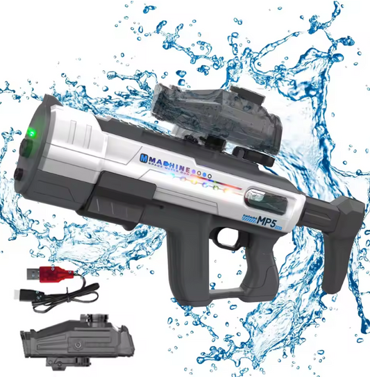 High-Powered Electric Water Blaster – 850ml Long-Range Fun