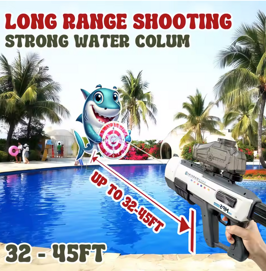 High-Powered Electric Water Blaster – 850ml Long-Range Fun