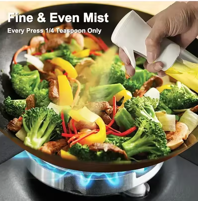 Olive Oil Spray Bottle – Precision Dispenser for Healthy Cooking