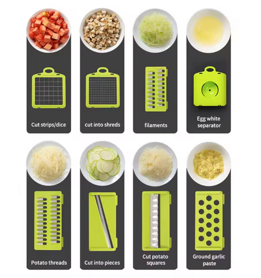 16-in-1 Multifunctional Vegetable Chopper – Chop, Slice & Dice Like a Pro